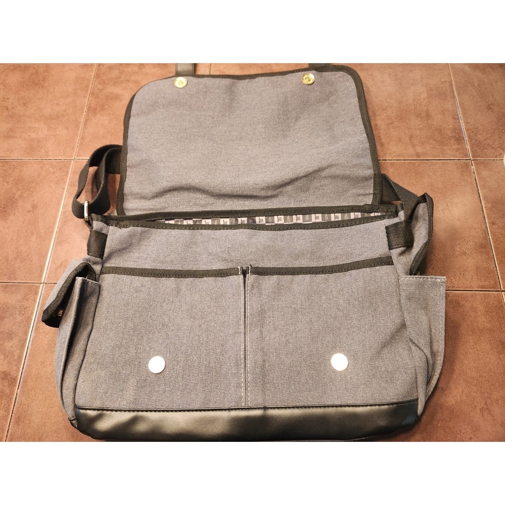 LONDON FOG CANVAS MESSENGER BAG 100TH ANNIV EDITION SHOULDER STRAP NEW W TAGS - Picture 8 of 11